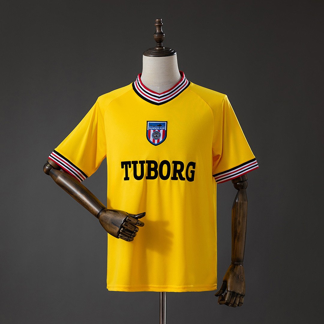 Sunderland Patrick 86/87 Home Retro Jersey - Vintage Heritage Reproduction - front view