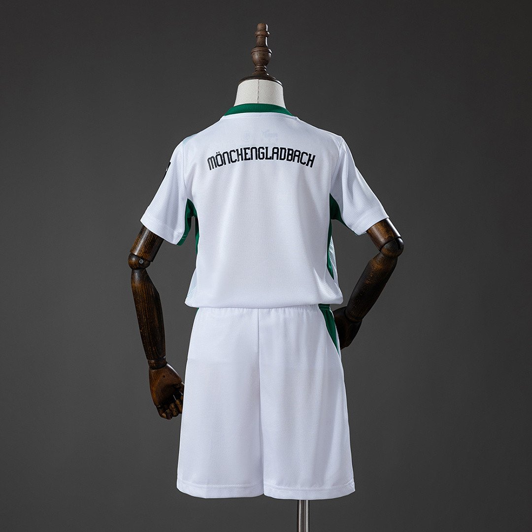 Borussia Monchengladbach 26/27 Home Kids Kit Jersey - Kids Sized Supporter Kit - back view