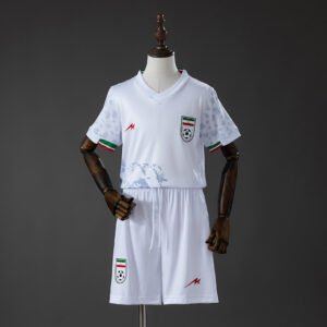 Iran 2026 Home Kids Kit Jersey - Kids Match Day Top - front view