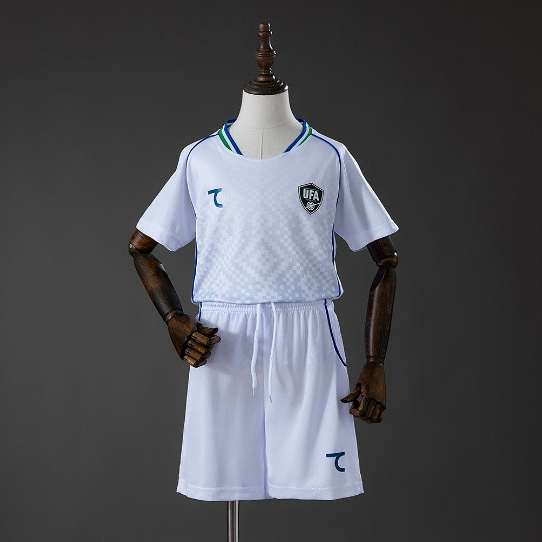 Uzbekistan 2026 Away Kids Kit Jersey - Junior Fan Essential - front view