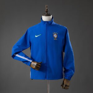 Brazil 1998 Track Jacket Retro Windbreaker - Stadium Jacket Edition - front view