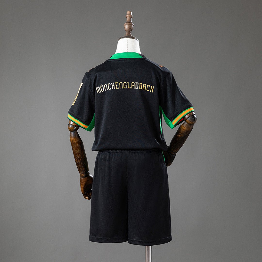 Borussia Monchengladbach 26/27 Away Kids Kit Jersey - Kids Match Day Top - back view
