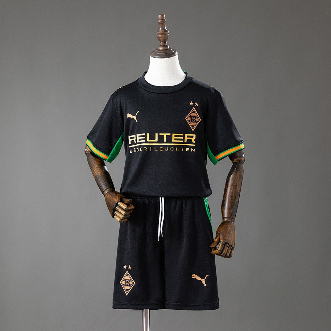 Borussia Monchengladbach 26/27 Away Kids Kit Jersey - Kids Match Day Top - front view