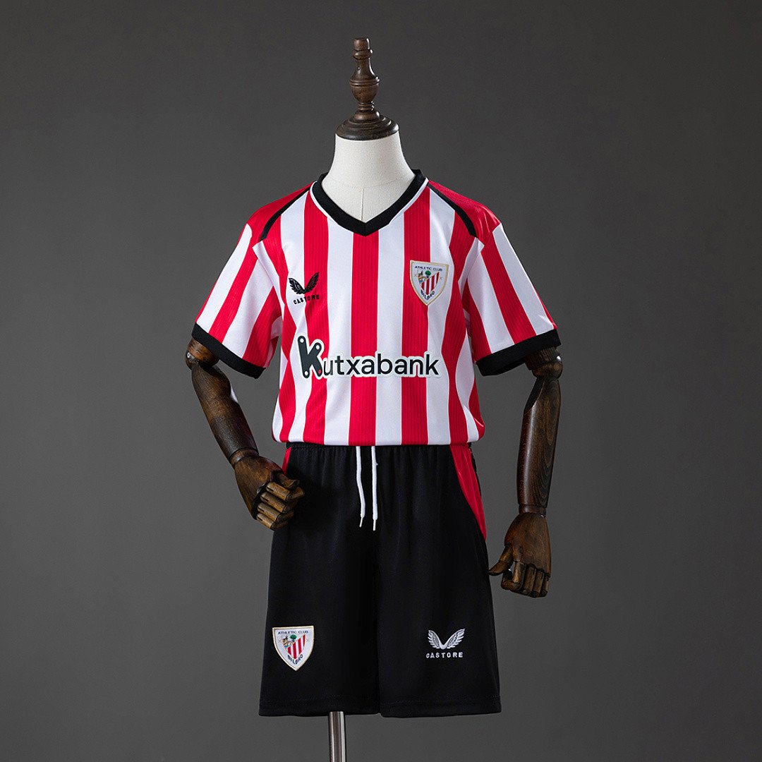 Athletic Bilbao 26/27 Home Kids Kit Jersey - Young Supporter Kit - front view