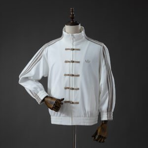 CNY Tang Jacket White S-XX - All Weather Protection - front view