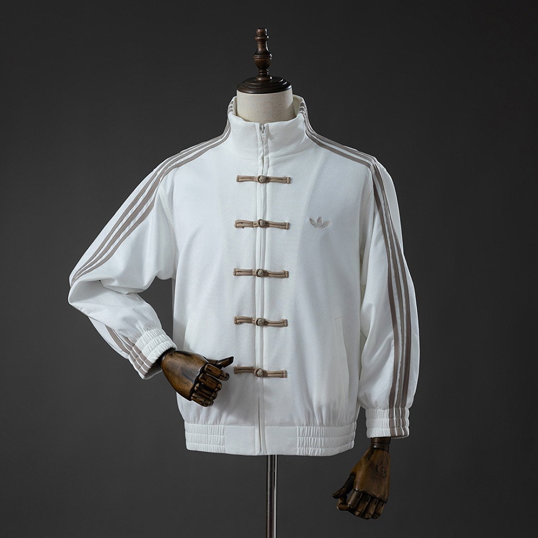 CNY Tang Jacket White S-XX - All Weather Protection - front view