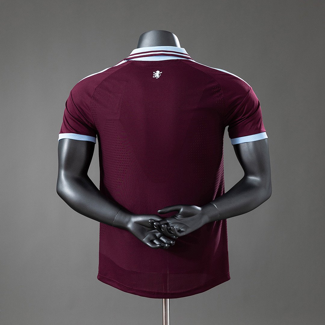 Aston Villa 26/27 Home Player Version Jersey - Authentic Player Fit - back view