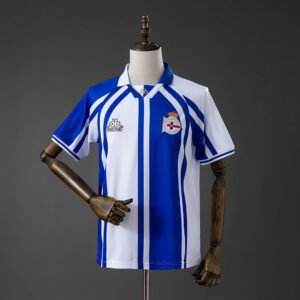 Deportivo La Coruna X Bebet Pompeii Retro Style Jersey - Nostalgic Retro Design - back view
