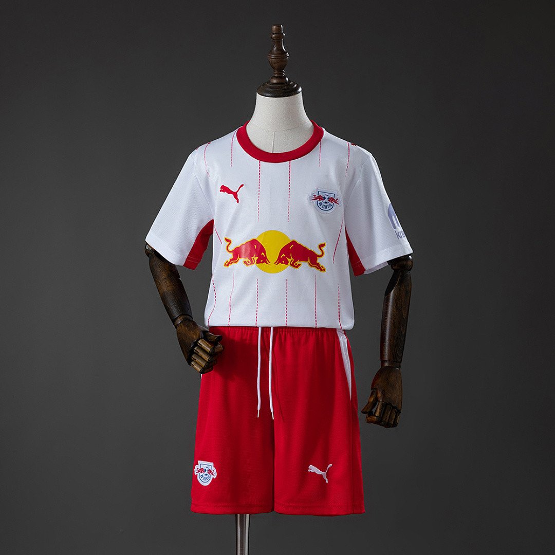 RB Leipzig 26/27 Home Kids Kit Jersey - Youth Sized Jersey - front view