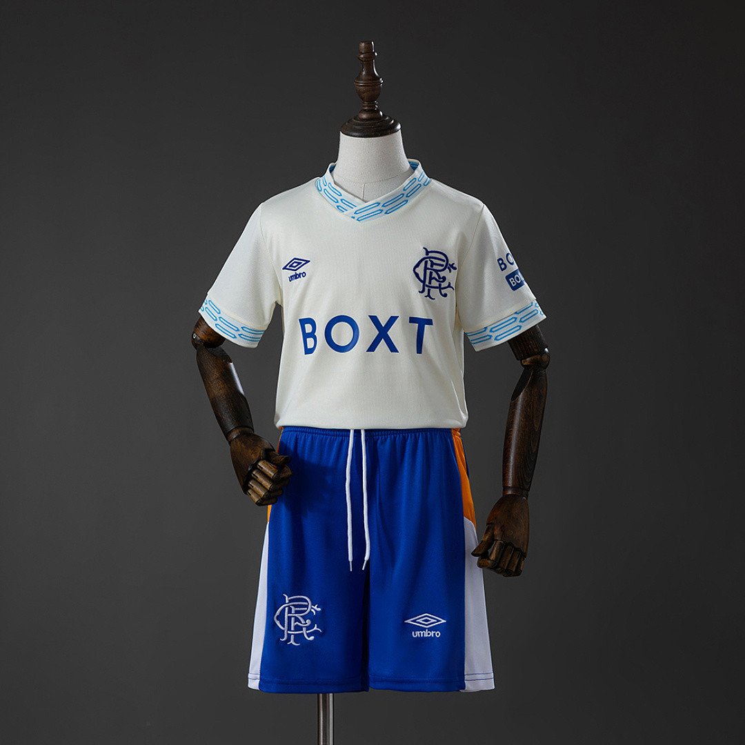 Rangers 26/27 Away Kids Kit Jersey - Young Supporter Kit - front view