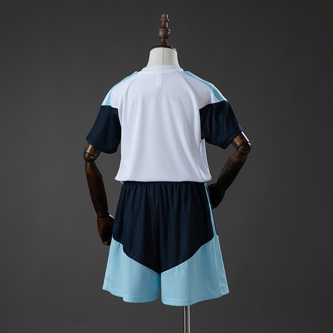 Argentina 2026 Player Version Training Kids Kit Jersey - Royal Blue - Training Essential - back view