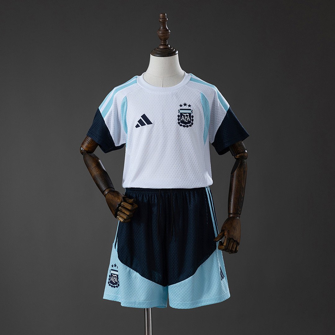 Argentina 2026 Player Version Training Kids Kit Jersey - Royal Blue - Training Essential - front view
