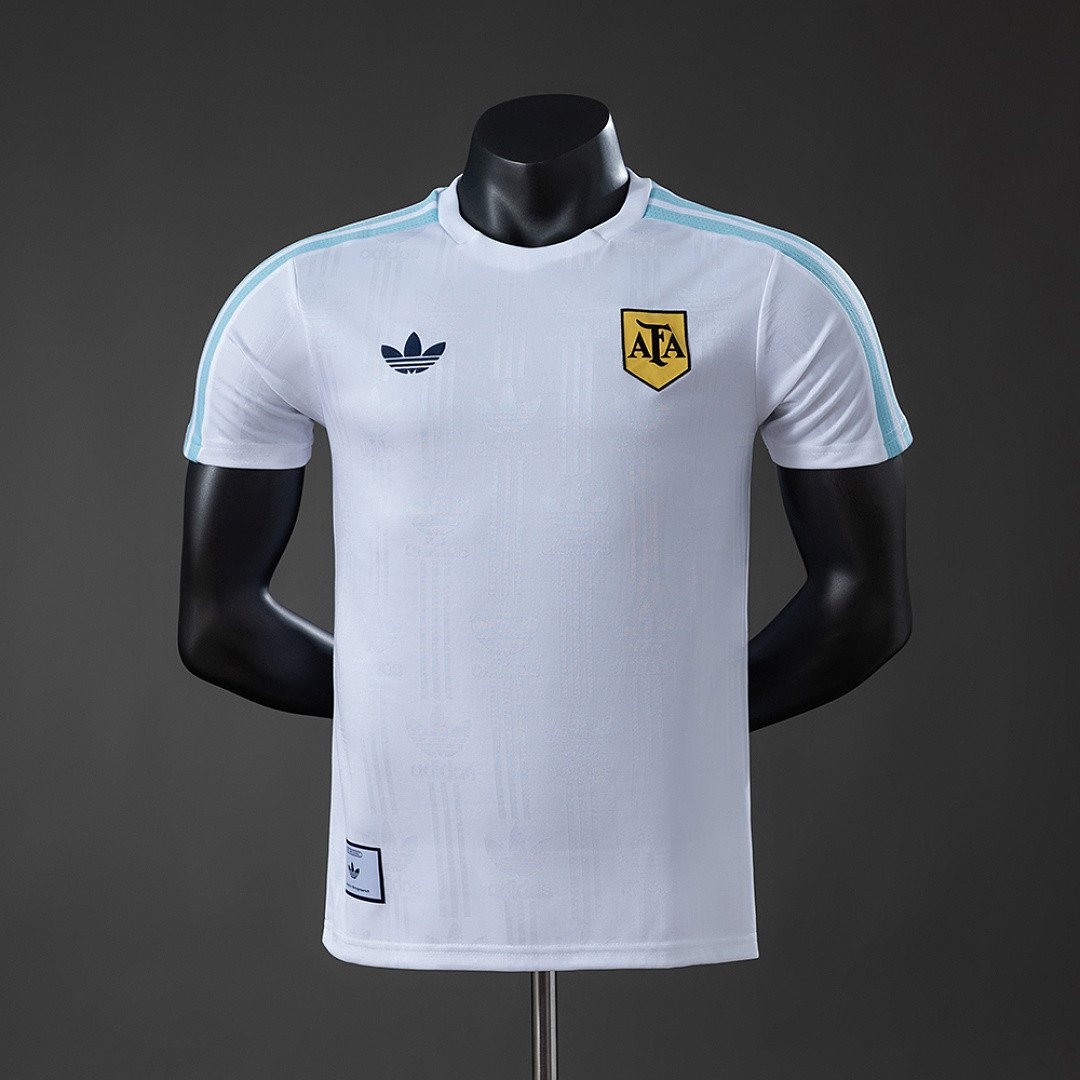 Argentina 2026 OG Player Version Training Jersey - White - Training Performance Top - front view