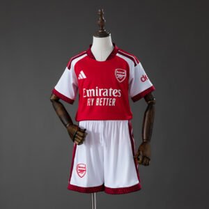Arsenal 26/27 Home Kids Kit Jersey - Kids Sized Supporter Kit - front view