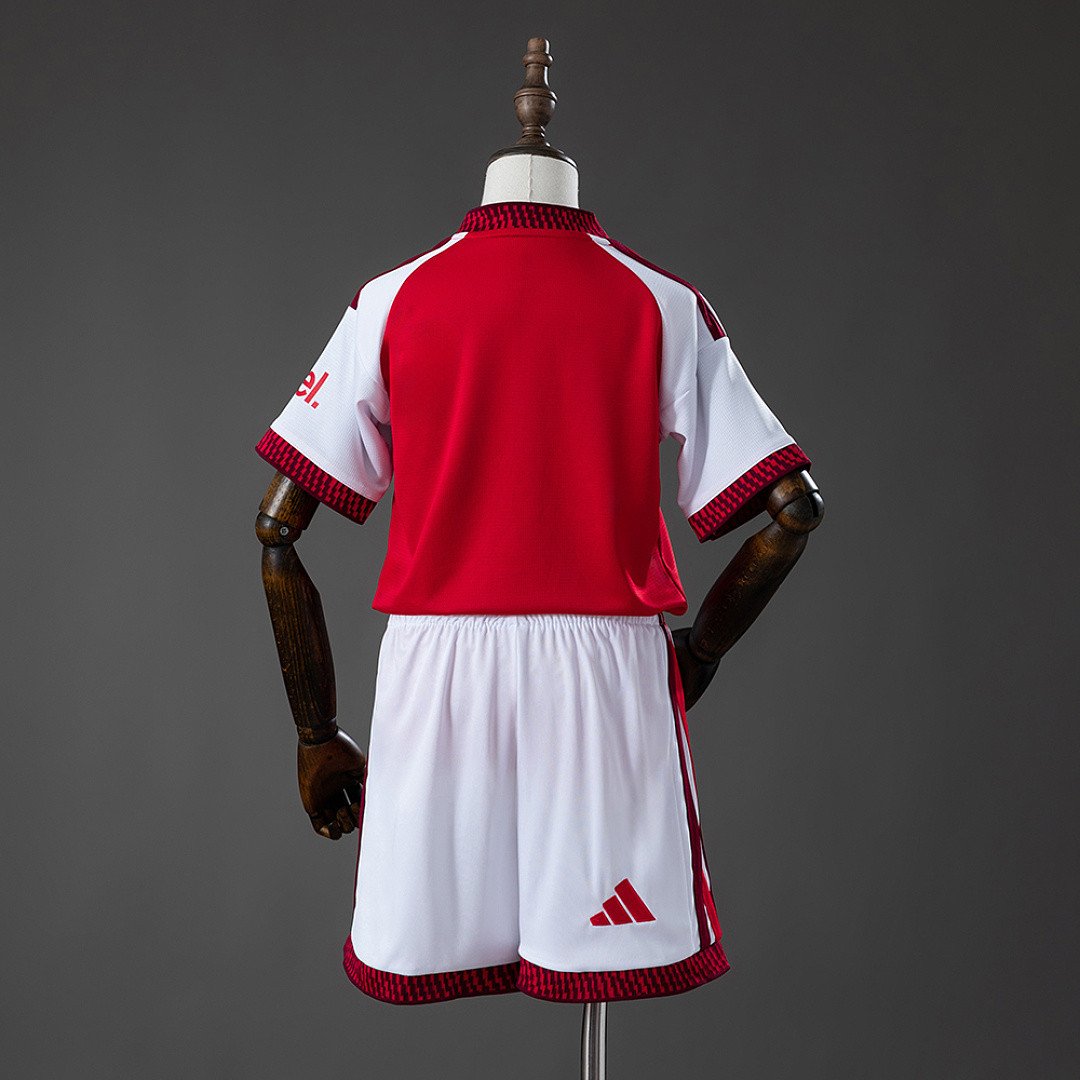 Arsenal 26/27 Home Kids Kit Jersey - Kids Sized Supporter Kit - back view