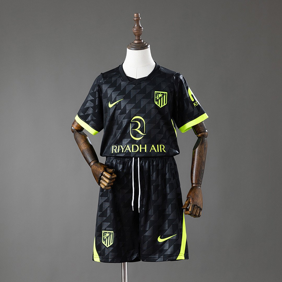 Atletico Madrid 26/27 Away Kids Kit Jersey - Youth Fan Edition - front view