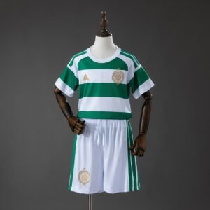 Celtic 26/27 Home Kids Kit Jersey - Youth Sized Jersey - front view