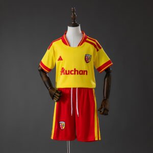 RC Lens 26/27 Home Kids Kit Jersey - Young Supporter Kit - front view