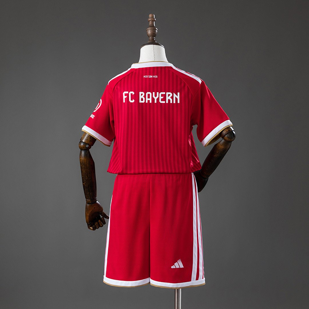 Bayern Munich 26/27 Home Kids Kit Jersey - Youth Fan Edition - back view