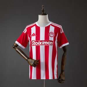 Olympiacos 26/27 Home Jersey - Heritage Home Crest - front view