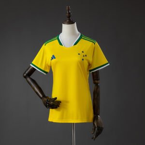 Cruzeiro 26/27 Special Edition Women's - Yellow Jersey - Special Celebration Kit - front view