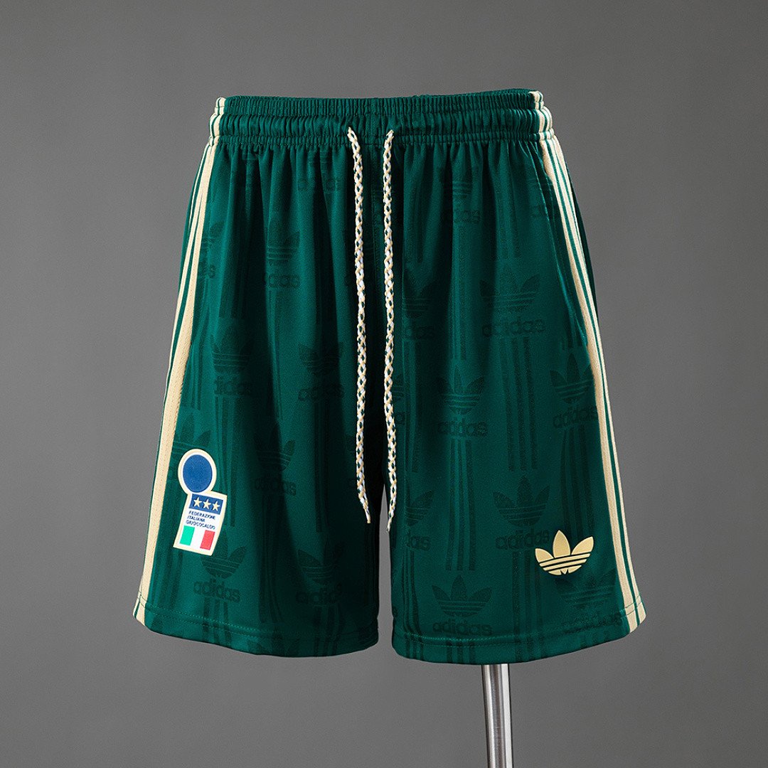 Italy 2026 OG Player Version Training Shorts - Green - Workout Ready Kit - front view