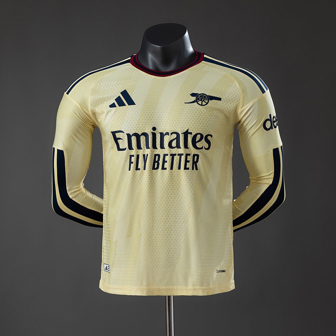 Arsenal 26/27 Third Away Player Version Long Sleeved Jersey - Authentic Player Fit - front view