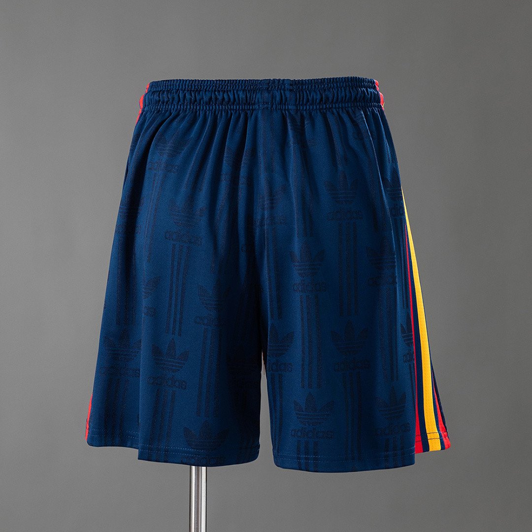 Spain 2026 OG Player Version Training Shorts - Royal Blue - Training Performance Top - back view