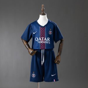 France Paris Saint-Germain 2025-2026 Home Kit – Navy with Red and White Centre Stripe