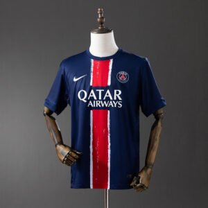 Paris Saint-Germain Navy with Red and White Centre Stripe Home Jersey 2024-2025 (France)