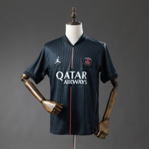 2025-2026 Paris Saint-Germain France Third Jersey – Navy Pinstripe