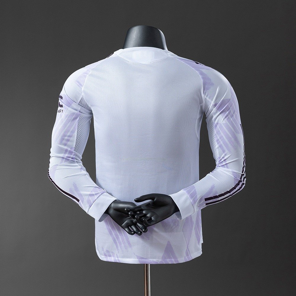 25/26 Manchester United Away Player Version Long Sleeve Jersey - back view