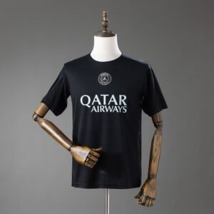 2025-2026 Paris Saint-Germain France Training Top – Black