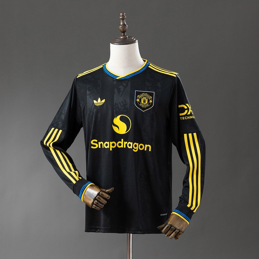 25/26 Manchester United Third Away Long Sleeve Jersey - front view