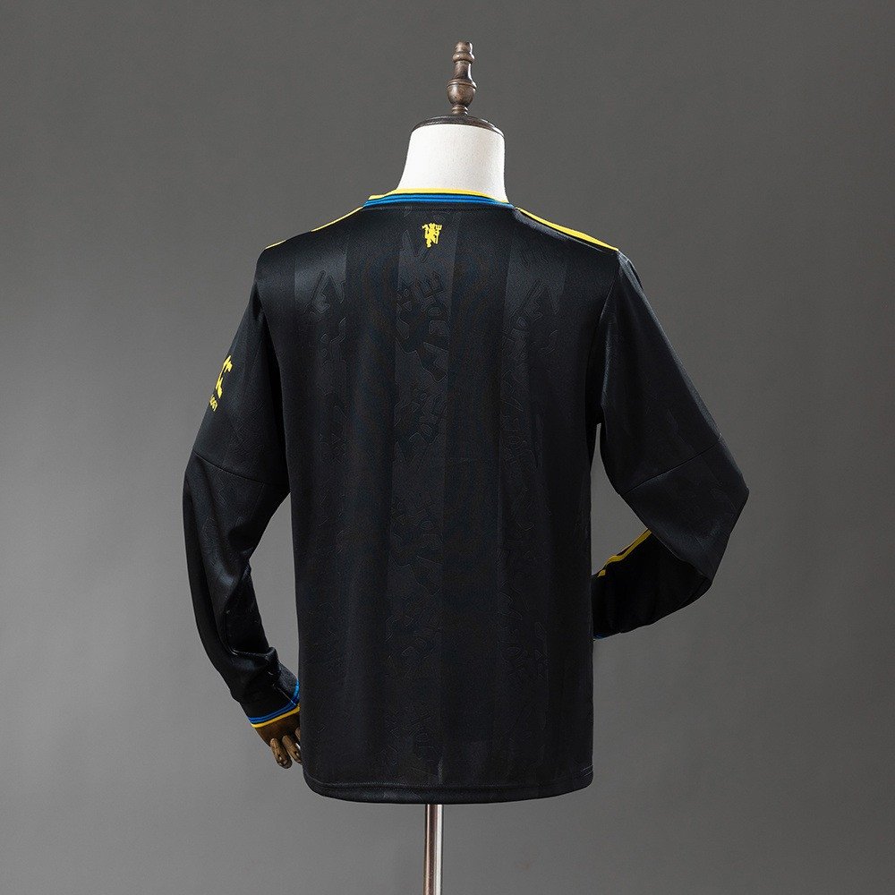 25/26 Manchester United Third Away Long Sleeve Jersey - back view