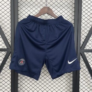 Paris Saint-Germain Home Navy Shorts 2024-2025 France — Red and White Hechter Stripe (Fan Version)