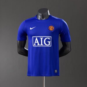 08/09 Manchester United Third Away Player Version Retro Jersey - front view