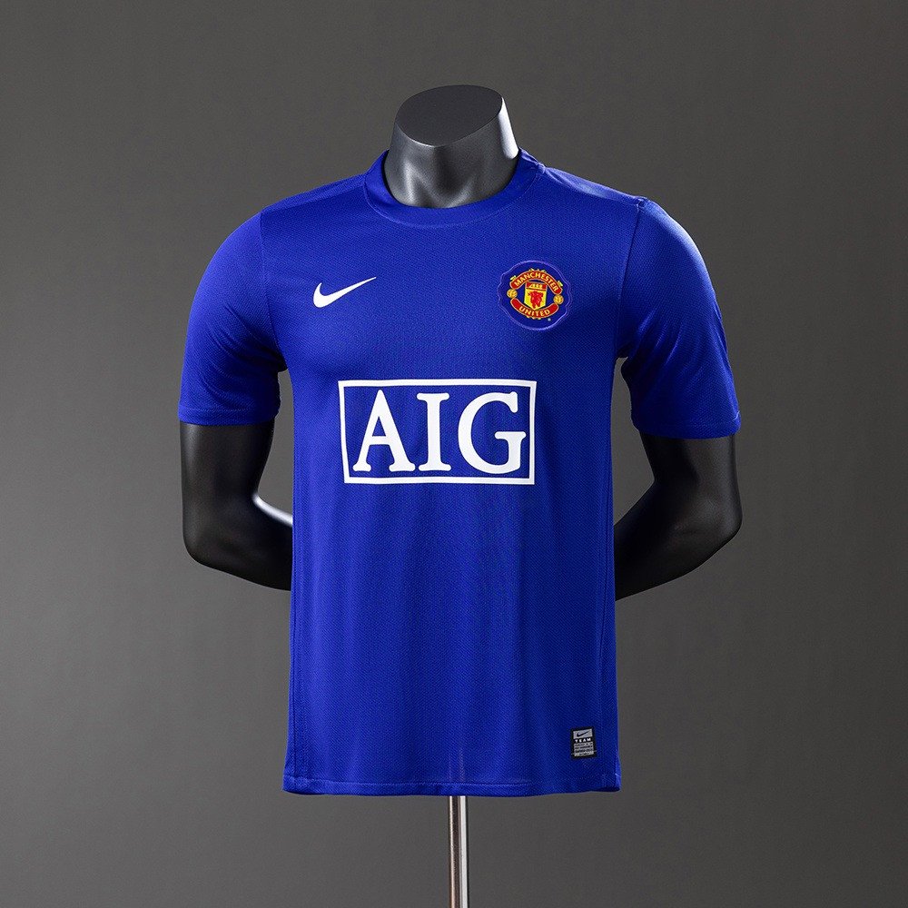 08/09 Manchester United Third Away Player Version Retro Jersey - front view
