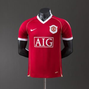 06/07 Manchester United Home Player Version Retro Jersey - front view