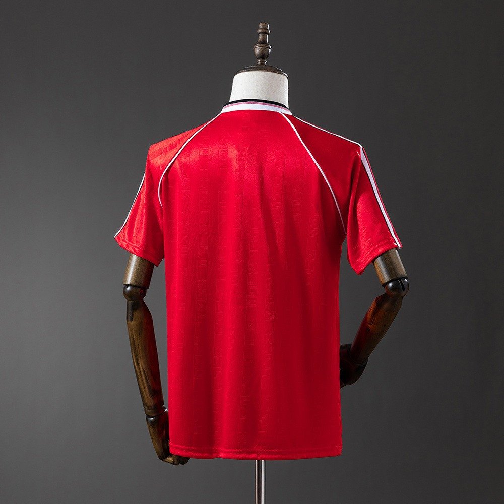 1984 Manchester United Home Retro Jersey - back view