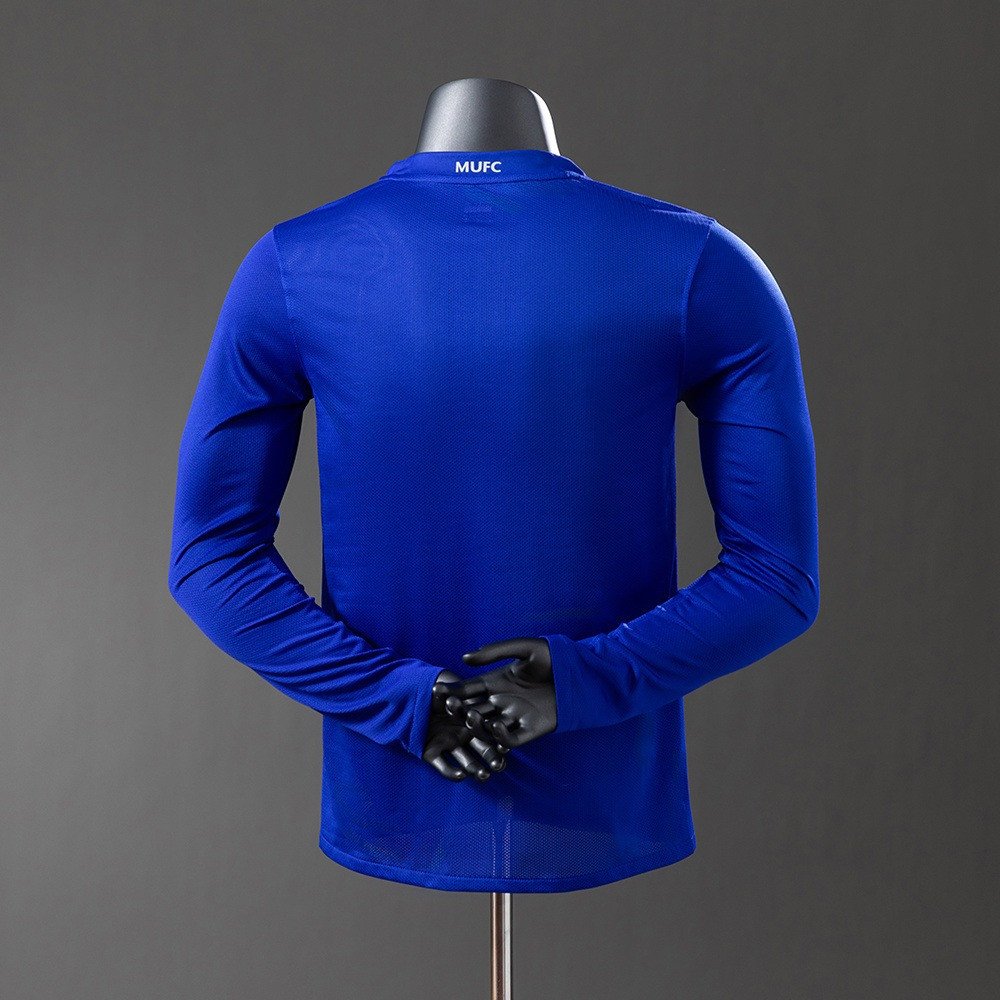 08/09 Manchester United Third Away Player Version Long Sleeve Retro Jersey - back view