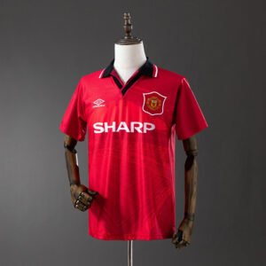 94/96 Manchester United Home Retro Jersey - front view