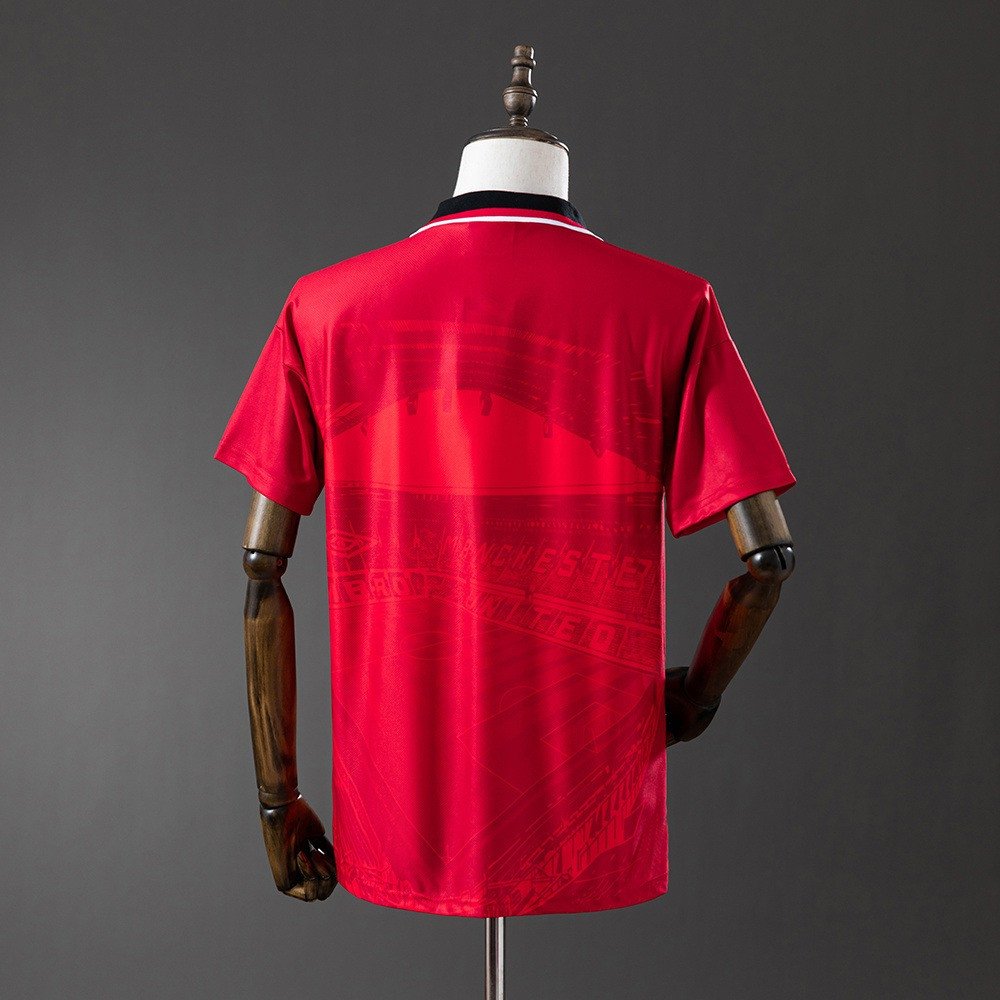 94/96 Manchester United Home Retro Jersey - back view