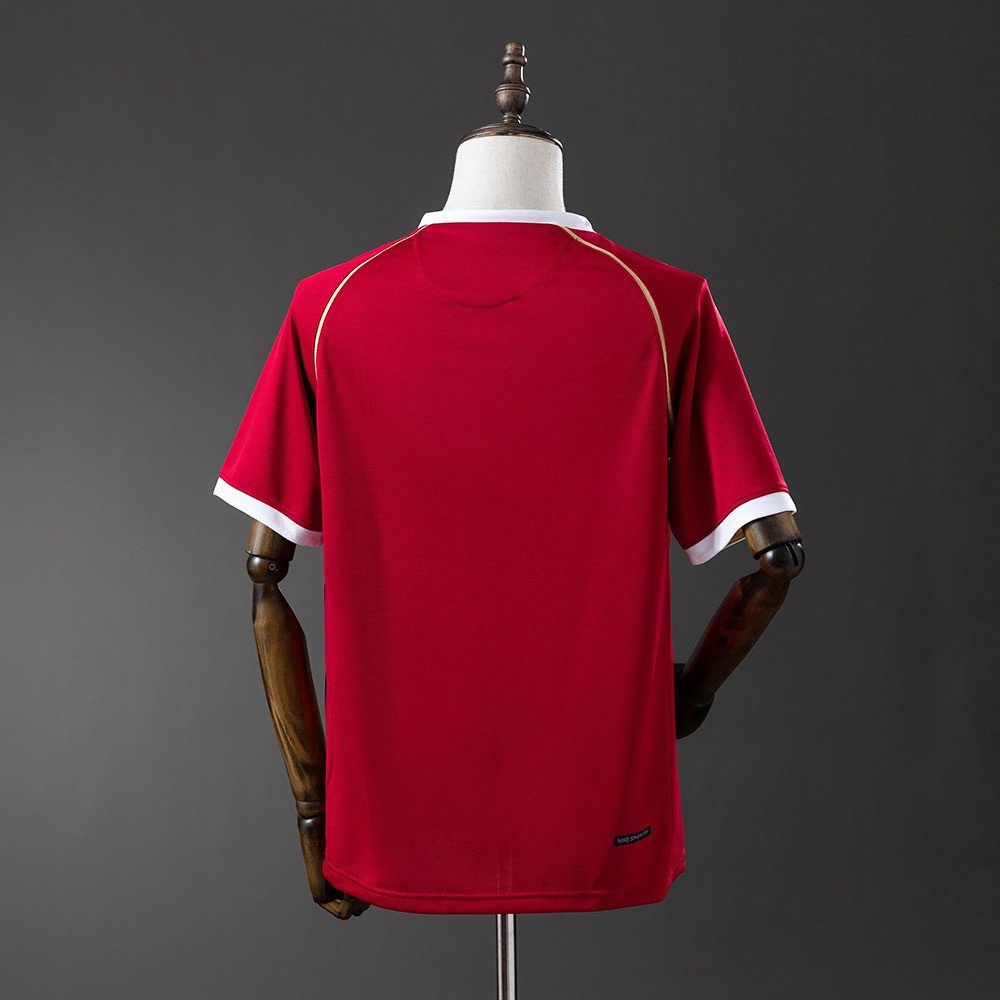 06/07 Manchester United Home Retro Jersey - back view