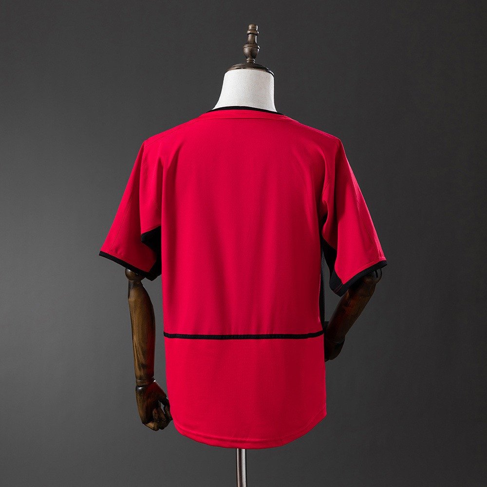 02/04 Manchester United Home Retro Jersey - back view