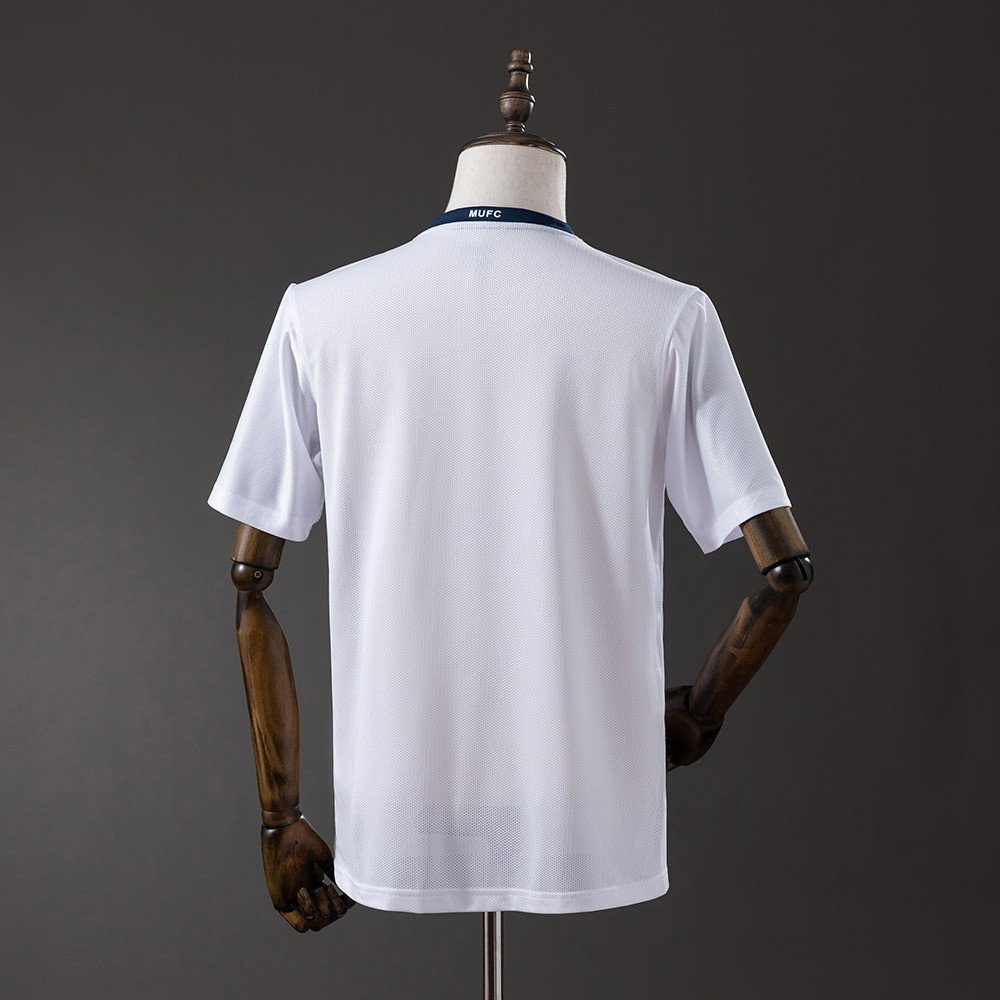 08/09 Manchester United Away Champions League Edition Retro Jersey - back view