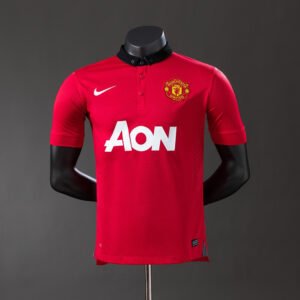 13/14 Manchester United Home Player Version Retro Jersey - front view