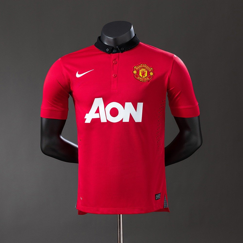 13/14 Manchester United Home Player Version Retro Jersey - front view
