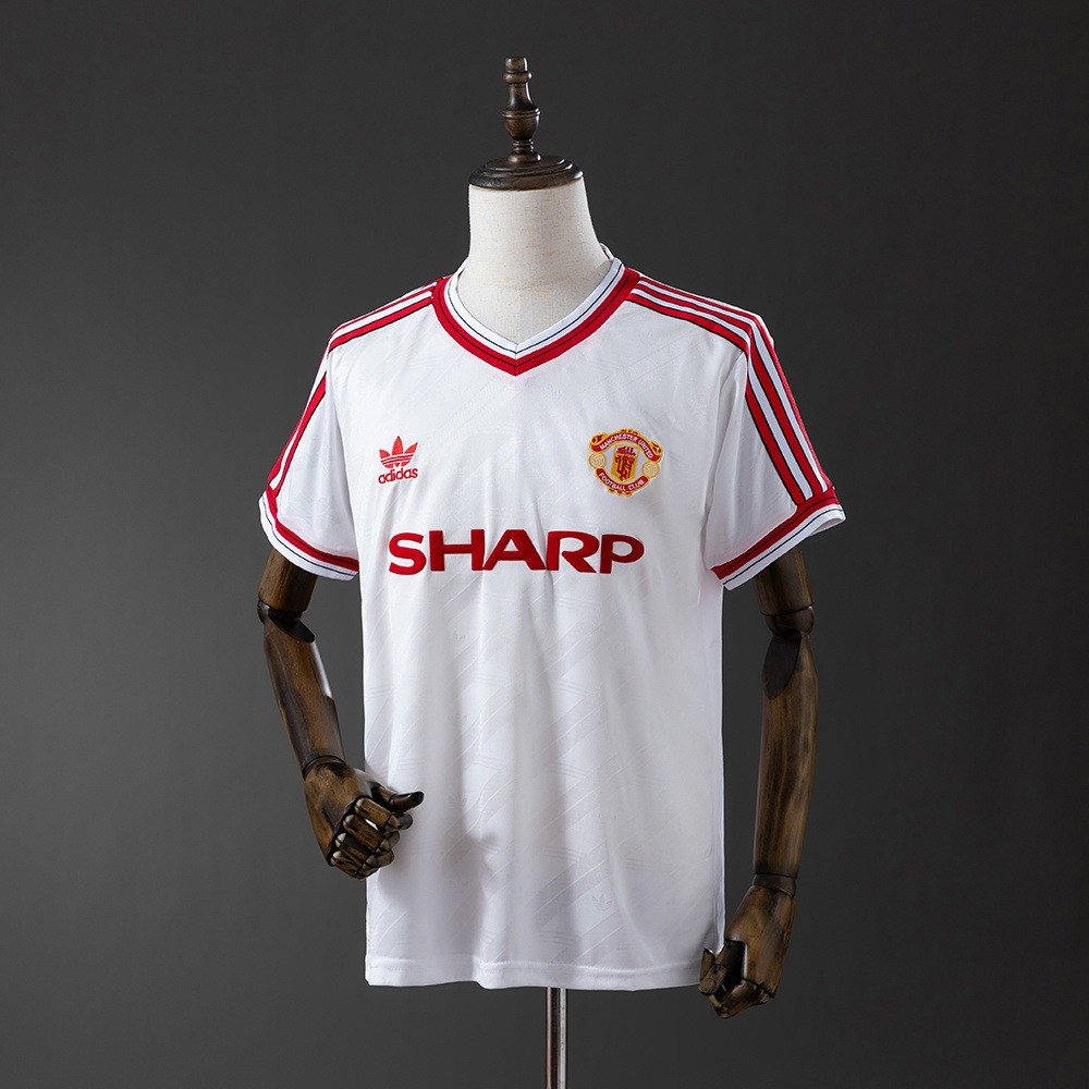 86/88 Manchester United Away Retro Jersey - front view