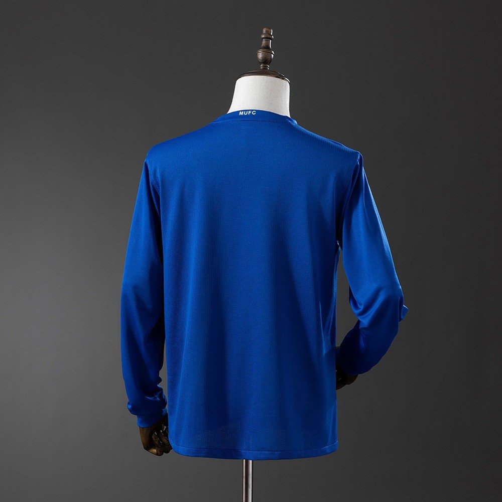 08/09 Manchester United Second Away Long Sleeve Retro Jersey - back view